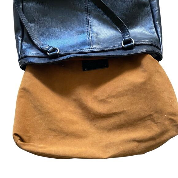 Patricia Nash Shoulder Bag Black Leather Minimalist Everyday Wear Tote NWT $199 - Picture 16 of 16